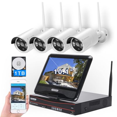 Security Camera System, Home Business CCTV 8CH, WK-05 8CH 2MP KIT + 4 Kameras